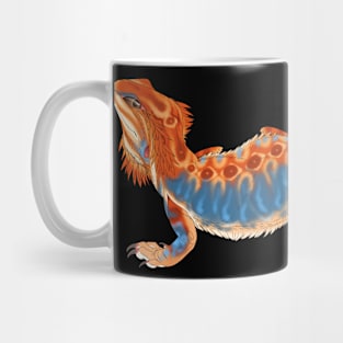 Blue Bar Red Bearded Dragon Mug